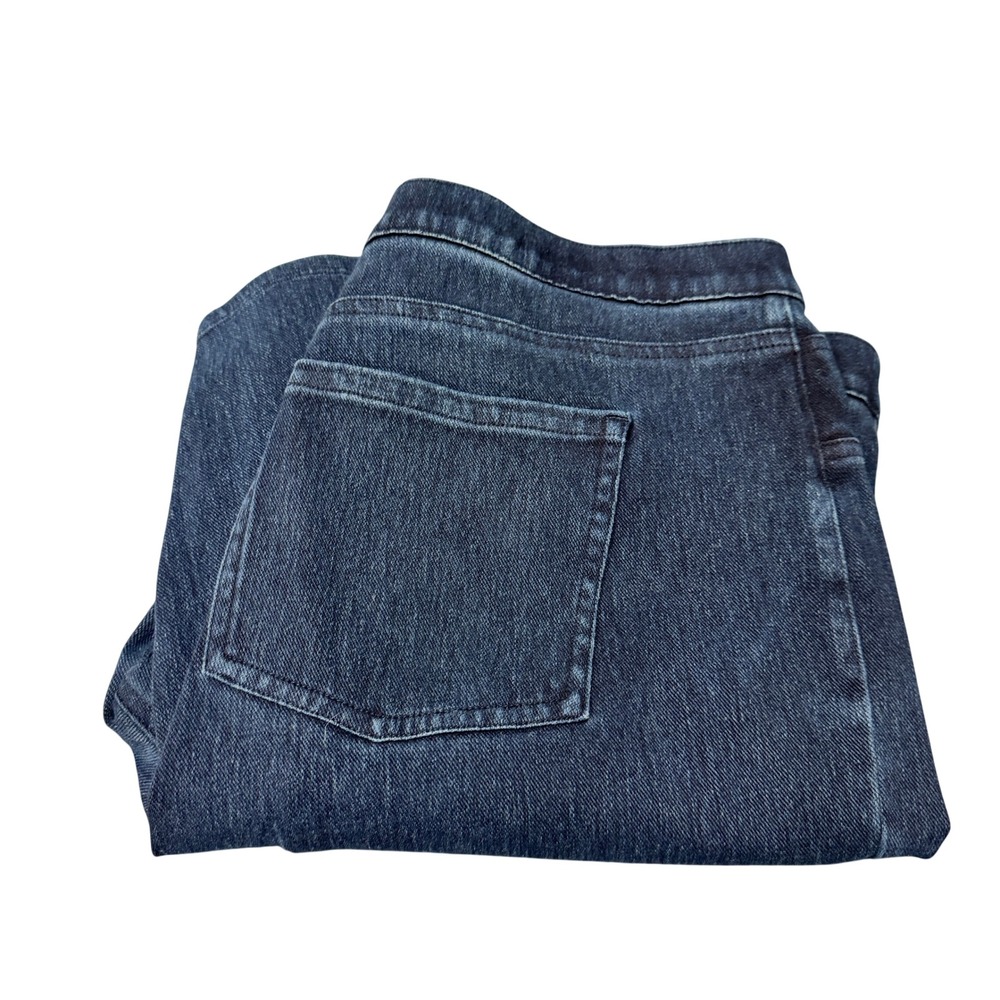 Spanx Jean-ish Leggings‎ Womens 2X Ankle Dark Indigo Stretch Denim Slimming